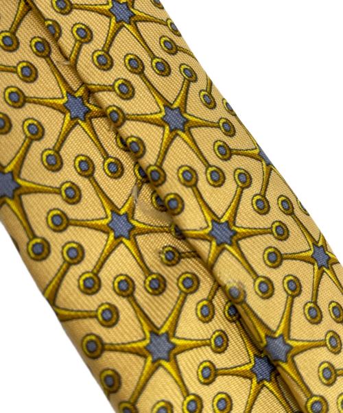 HERMES（エルメス）HERMES (エルメス) ネクタイ イエロー サイズ:-の古着・服飾アイテム