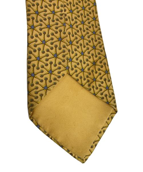 HERMES（エルメス）HERMES (エルメス) ネクタイ イエロー サイズ:-の古着・服飾アイテム