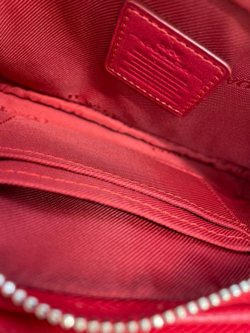 COACH（コーチ）COACH (コーチ) ショルダーポーチ レッドの古着・服飾アイテム