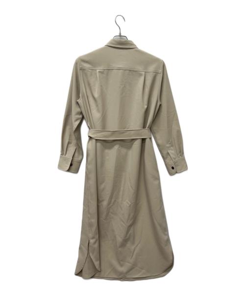 SOEJU（ソージュ）SOEJU (ソージュ) 長袖ワンピース ベージュ サイズ:Mの古着・服飾アイテム