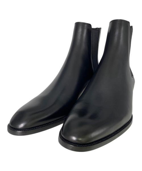 Saint Laurent Paris（サンローランパリ）Saint Laurent Paris (サンローランパリ) クラシック ワイアット サイドゴア レザー チェルシー ブーツ ブラック サイズ:43の古着・服飾アイテム