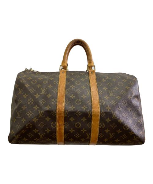 LOUIS VUITTON（ルイ ヴィトン）LOUIS VUITTON (ルイ ヴィトン) トラベルバッグ ブラウン サイズ:45の古着・服飾アイテム