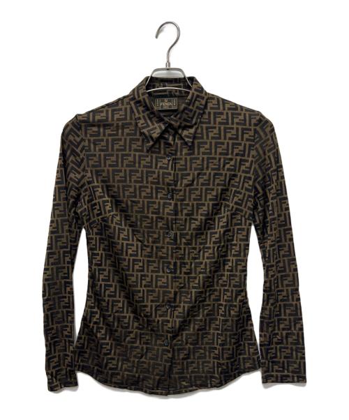 FENDI（フェンディ）FENDI (フェンディ) 長袖シャツ ブラウン サイズ:42の古着・服飾アイテム