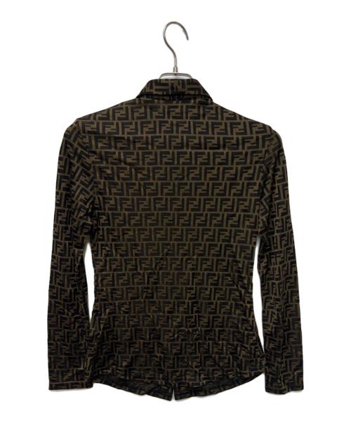 FENDI（フェンディ）FENDI (フェンディ) 長袖シャツ ブラウン サイズ:42の古着・服飾アイテム