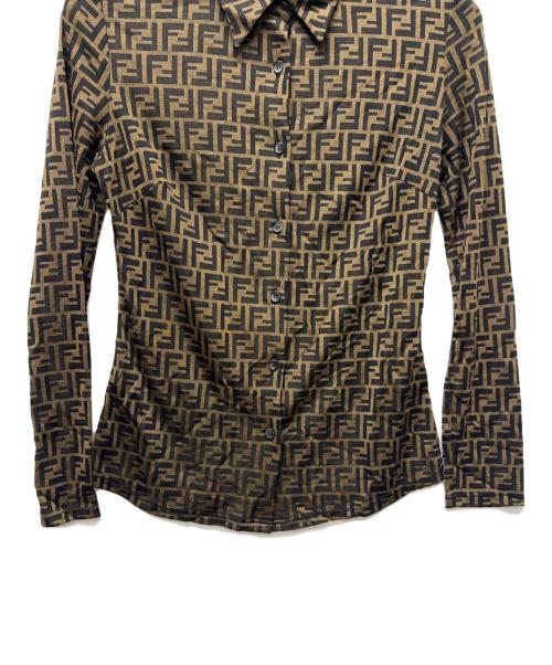 FENDI（フェンディ）FENDI (フェンディ) 長袖シャツ ブラウン サイズ:42の古着・服飾アイテム