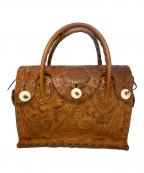 cawing tribesカービングトライブス）の古着「ハンドバッグ」｜ブラウン