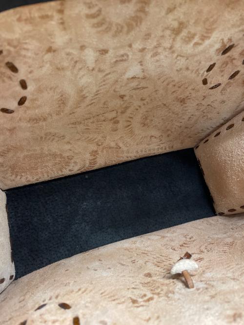 cawing tribes（カービングトライブス）cawing tribes (カービングトライブス) ハンドバッグ ブラウンの古着・服飾アイテム