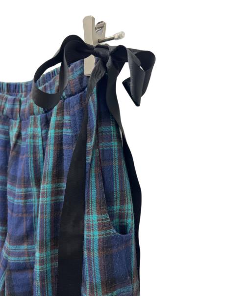 HEIHEI（ヘイヘイ）HEIHEI (ヘイヘイ) リボンパンツ ネイビー サイズ:FREEの古着・服飾アイテム