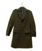 BURBERRY BLACK LABELバーバリーブラックレーベル）の古着「チェスターコート」｜カーキ