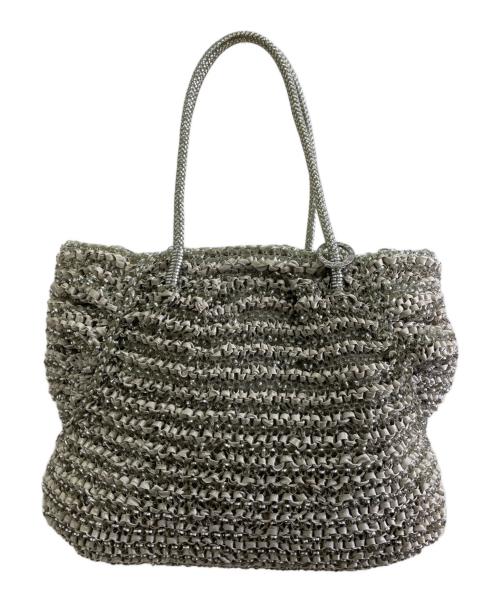 ANTEPRIMA（アンテプリマ）ANTEPRIMA (アンテプリマ) サテンワイヤートートバッグ グレージュの古着・服飾アイテム