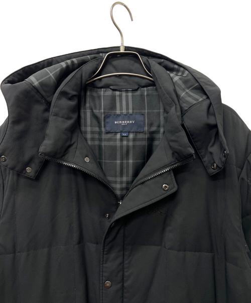 BURBERRY GOLF（バーバリーゴルフ）BURBERRY GOLF (バーバリーゴルフ) ダウンコート ブラック サイズ:ＸＬの古着・服飾アイテム
