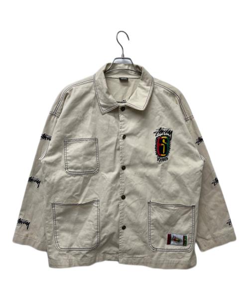stussy（ステューシー）stussy (ステューシー) カバーオール ベージュ サイズ:FREEの古着・服飾アイテム