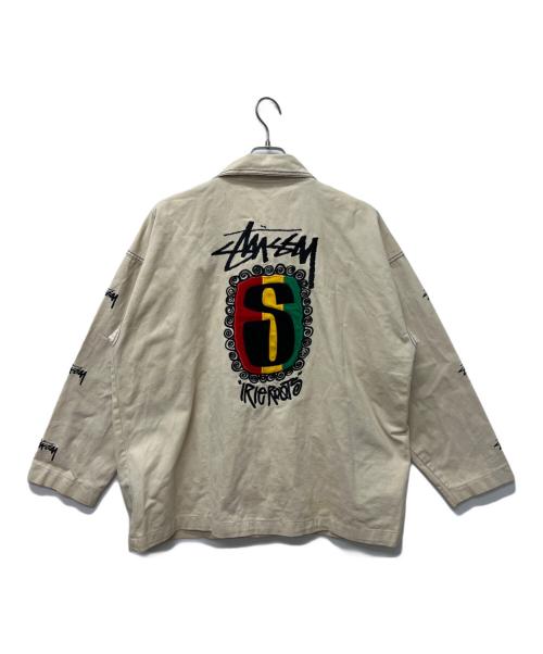 stussy（ステューシー）stussy (ステューシー) カバーオール ベージュ サイズ:FREEの古着・服飾アイテム