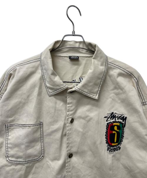 stussy（ステューシー）stussy (ステューシー) カバーオール ベージュ サイズ:FREEの古着・服飾アイテム