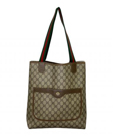 中古・古着通販】OLD GUCCI (グッチ) トートバッグ ブラウン｜ブランド