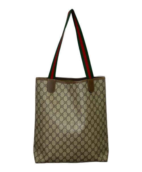 OLD GUCCI（グッチ）OLD GUCCI (グッチ) トートバッグ ブラウンの古着・服飾アイテム