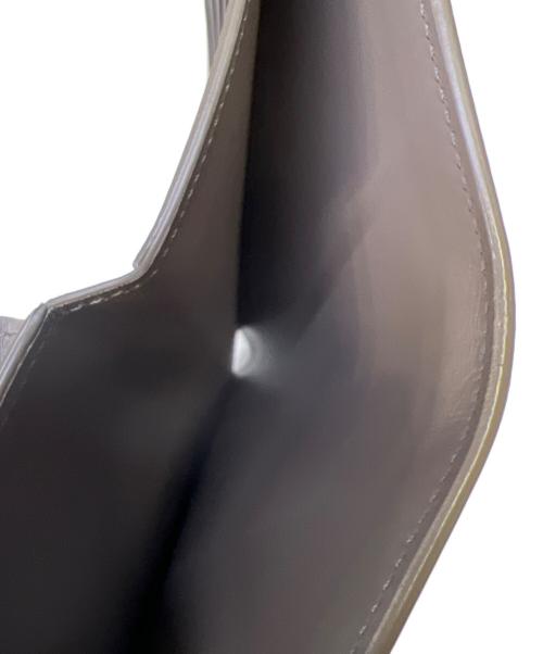 CELINE（セリーヌ）CELINE (セリーヌ) ミディアムストラップウォレット ベージュ×ブルーの古着・服飾アイテム