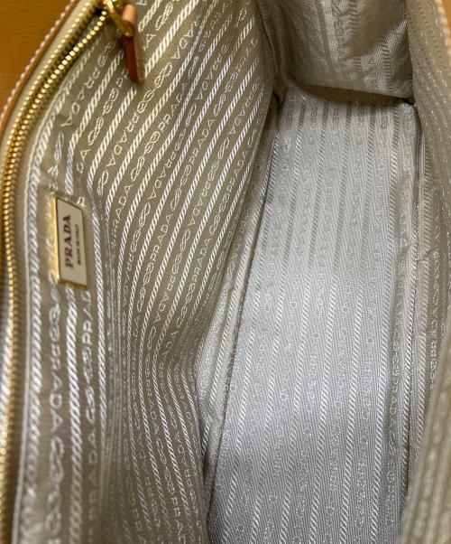 PRADA（プラダ）PRADA (プラダ) ハンドバッグ ブラウンの古着・服飾アイテム