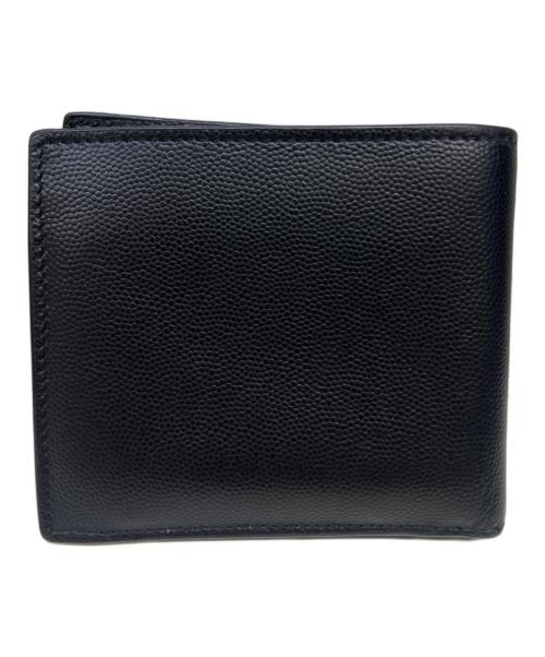 Saint Laurent Paris（サンローランパリ）Saint Laurent Paris (サンローランパリ) 2つ折り財布 ブラックの古着・服飾アイテム