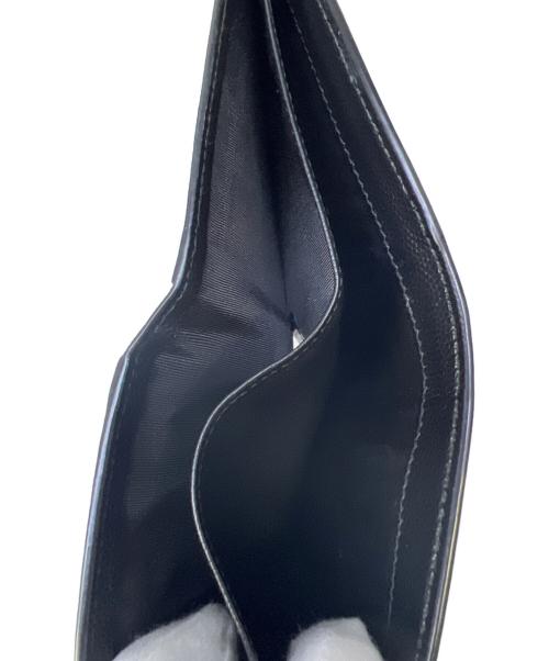 Saint Laurent Paris（サンローランパリ）Saint Laurent Paris (サンローランパリ) 2つ折り財布 ブラックの古着・服飾アイテム