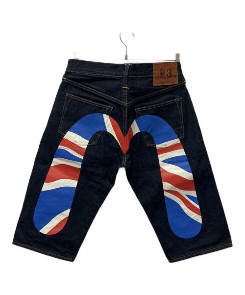 EVISU（エヴィス）EVISU (エヴィス) ハーフデニムパンツ インディゴ サイズ:29の古着・服飾アイテム