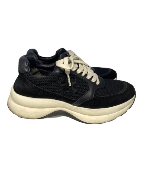 TORY BURCH（トリーバーチ）TORY BURCH (トリーバーチ) ローカットスニーカー ブラック サイズ:6 1/2Mの古着・服飾アイテム