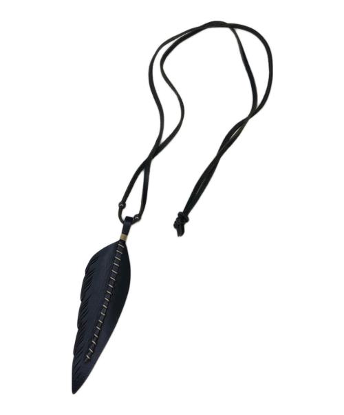 MOTORATORY（モトラトリー）MOTORATORY (モトラトリー) レザークラフトネックレス ブラックの古着・服飾アイテム