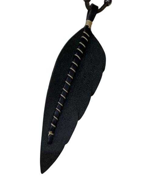 MOTORATORY（モトラトリー）MOTORATORY (モトラトリー) レザークラフトネックレス ブラックの古着・服飾アイテム