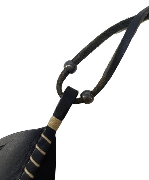 MOTORATORY（モトラトリー）MOTORATORY (モトラトリー) レザークラフトネックレス ブラックの古着・服飾アイテム