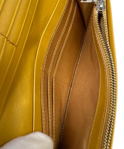 ultima tokyo（ウルティマトーキョー）ultima tokyo (ウルティマトーキョー) 長財布 ブラウン×イエローの古着・服飾アイテム