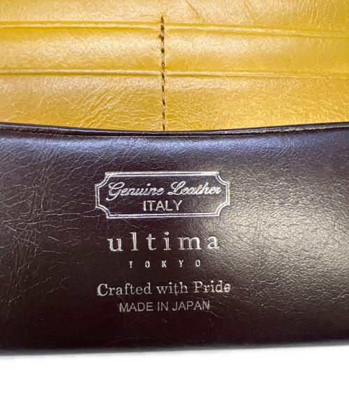 ultima tokyo（ウルティマトーキョー）ultima tokyo (ウルティマトーキョー) 長財布 ブラウン×イエローの古着・服飾アイテム