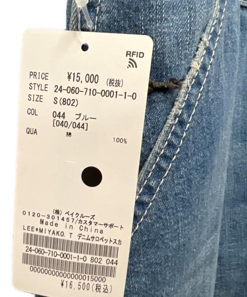 LEE（リー）LEE (リー) デニムサロペットスカート ブルー サイズ:Sの古着・服飾アイテム