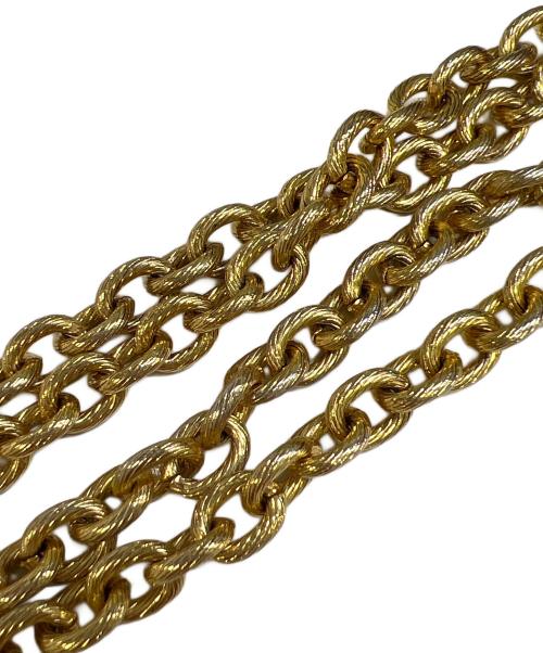 SONIA RYKIEL（ソニア リキエル）SONIA RYKIEL (ソニア リキエル) タッセル付ネックレス・イヤリングセット ゴールドの古着・服飾アイテム