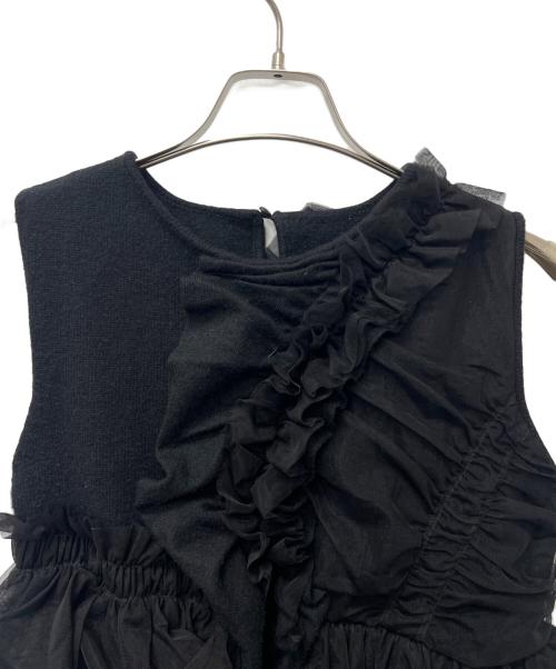 willfully（ウィルフリー）willfully (ウィルフリー) ノースリーブニット ブラック サイズ:FREEの古着・服飾アイテム