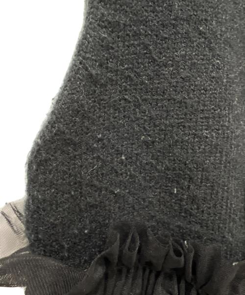 willfully（ウィルフリー）willfully (ウィルフリー) ノースリーブニット ブラック サイズ:FREEの古着・服飾アイテム