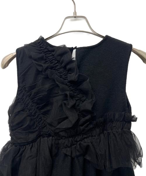 willfully（ウィルフリー）willfully (ウィルフリー) ノースリーブニット ブラック サイズ:FREEの古着・服飾アイテム