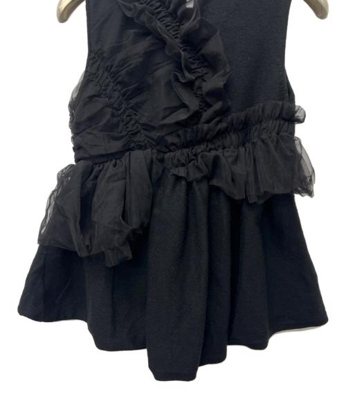 willfully（ウィルフリー）willfully (ウィルフリー) ノースリーブニット ブラック サイズ:FREEの古着・服飾アイテム