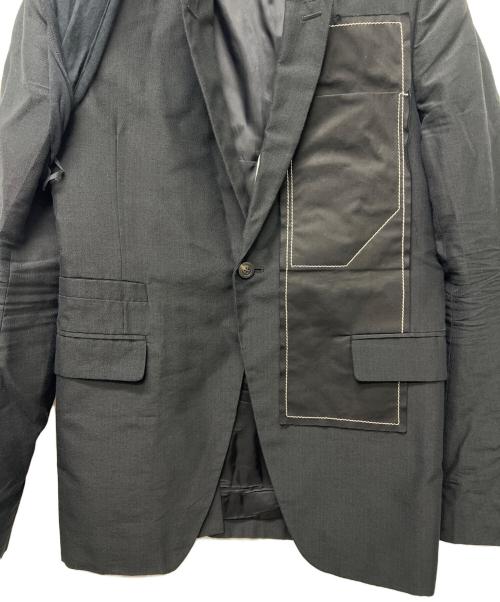 RICK OWENS（リックオウエンス）RICK OWENS (リックオウエンス) ステッチデザインジャケット ブラック サイズ:50の古着・服飾アイテム