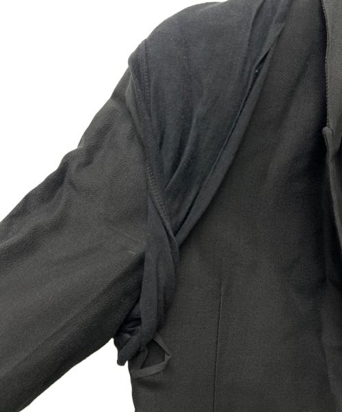 RICK OWENS（リックオウエンス）RICK OWENS (リックオウエンス) ステッチデザインジャケット ブラック サイズ:50の古着・服飾アイテム