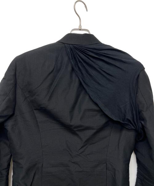 RICK OWENS（リックオウエンス）RICK OWENS (リックオウエンス) ステッチデザインジャケット ブラック サイズ:50の古着・服飾アイテム