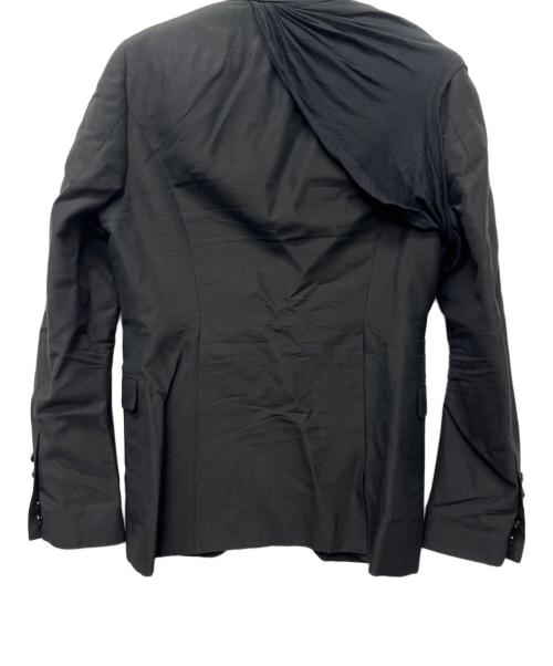 RICK OWENS（リックオウエンス）RICK OWENS (リックオウエンス) ステッチデザインジャケット ブラック サイズ:50の古着・服飾アイテム