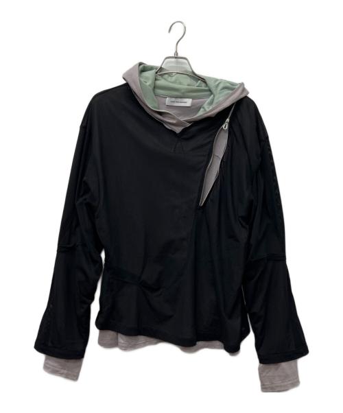 KIKO KOSTADINOV（キコ・コスタディノフ）KIKO KOSTADINOV (キコ・コスタディノフ) パーカー ブラック サイズ:46の古着・服飾アイテム