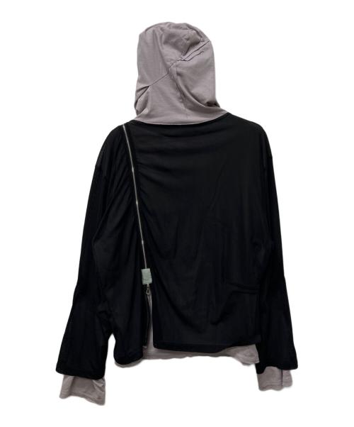 KIKO KOSTADINOV（キコ・コスタディノフ）KIKO KOSTADINOV (キコ・コスタディノフ) パーカー ブラック サイズ:46の古着・服飾アイテム