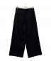 DRIES VAN NOTEN (ドリスヴァンノッテン) ワイドパンツ ブラック サイズ:46：35000円
