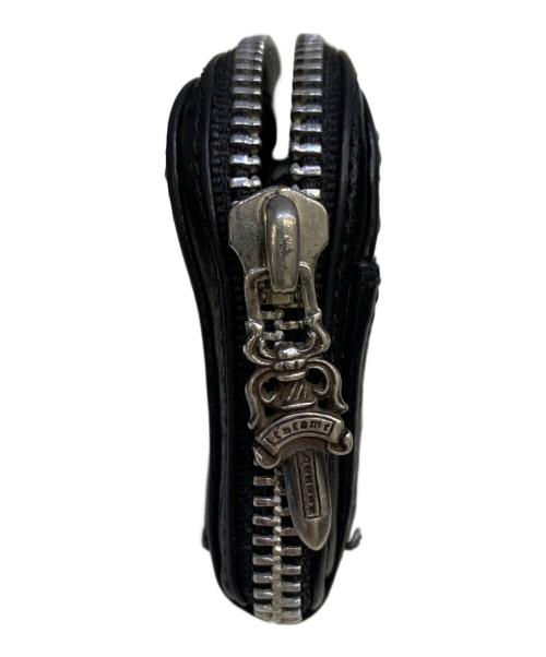CHROME HEARTS（クロムハーツ）CHROME HEARTS (クロムハーツ) ラウンドジップコインケース ブラックの古着・服飾アイテム
