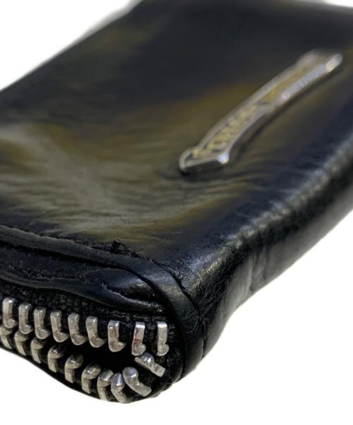 CHROME HEARTS（クロムハーツ）CHROME HEARTS (クロムハーツ) ラウンドジップコインケース ブラックの古着・服飾アイテム