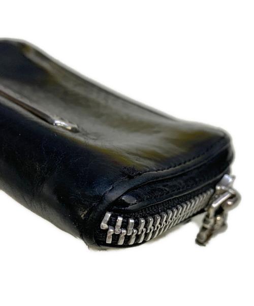 CHROME HEARTS（クロムハーツ）CHROME HEARTS (クロムハーツ) ラウンドジップコインケース ブラックの古着・服飾アイテム