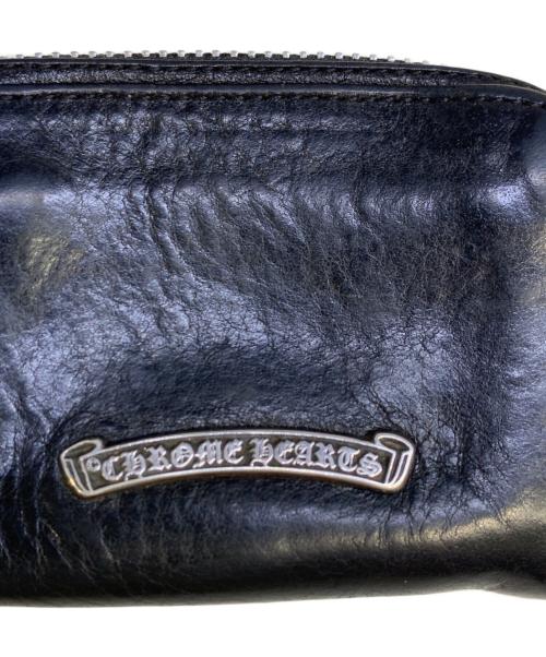 CHROME HEARTS（クロムハーツ）CHROME HEARTS (クロムハーツ) ラウンドジップコインケース ブラックの古着・服飾アイテム