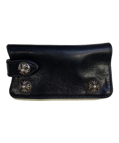 CHROME HEARTS（クロムハーツ）CHROME HEARTS (クロムハーツ) クロスボールボタン キーケース ブラックの古着・服飾アイテム