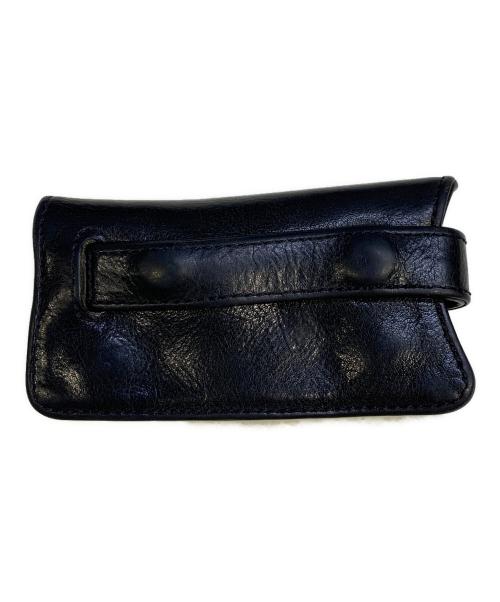 CHROME HEARTS（クロムハーツ）CHROME HEARTS (クロムハーツ) クロスボールボタン キーケース ブラックの古着・服飾アイテム